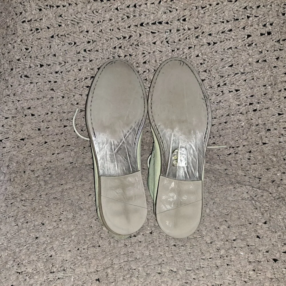 OFFICE London-Sage Green Nubuck Fisherman/Ghillie Sandals-Sz 40-Excellent - Picture 8 of 8